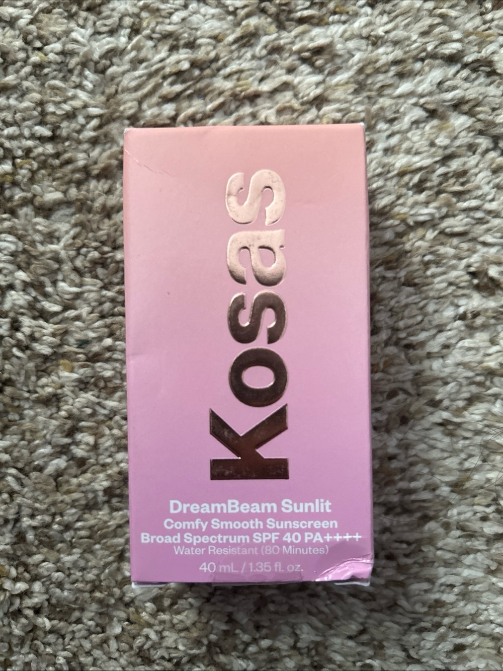 NEW Kosas DreamBeam Sunlit Sunscreen - Comfy Smooth Sunscreen SPF 40 PA++++